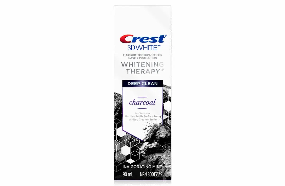 Dentifrice Crest 3D white charcoal 75ml